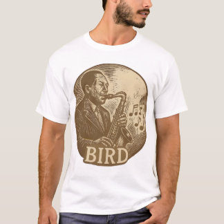 Fågelsax med vintage t shirt