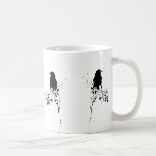 FågelSilhouette Kaffemugg