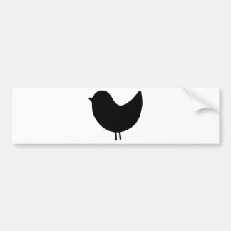 FågelSilhouettedesign! Bildekal