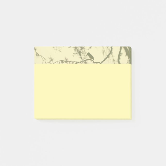 Fågelsilhuett Post-it Block (Framsida)