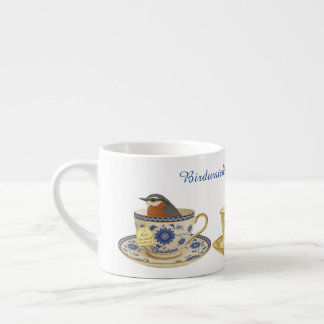 Fågelskådardesign för tekopp Fågelskådning fyller Espressomugg