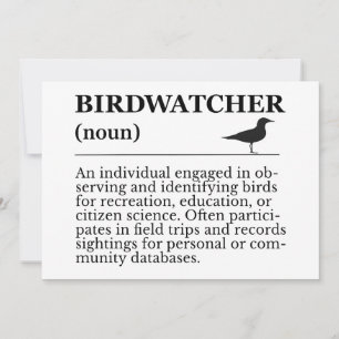 Fågelskådare Definition Observation Identifiering Inbjudningar