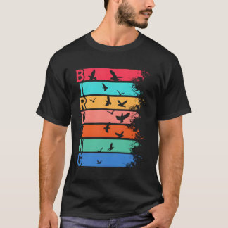 Fågelskådare Fågelskådning Fågelfåglar T Shirt