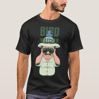 Fågelskådare Hobby fågelskådning vilda djur obser T Shirt