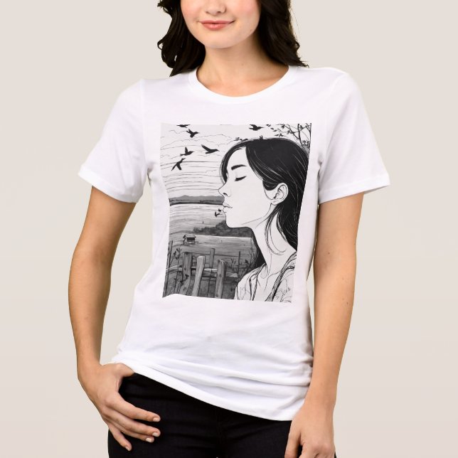 "Fågelskådare i tankesmedjor: nära gudstjänst" T Shirt (Framsida)