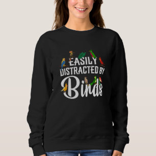 Fågelskådare Lätt distrad av fåglar Galen fågelent T Shirt