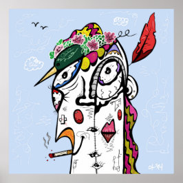 Fågelskådare Poster