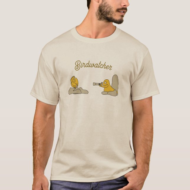 Fågelskådare T Shirt (Framsida)