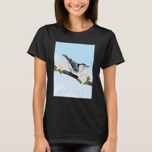 Fågelskådarn Bio för vit bröstad natch Bird Bird T Shirt