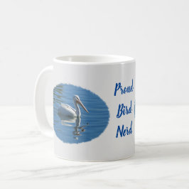 Fågelskådarn Bird Nerd Pelican Birder Kaffemugg