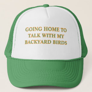 FÅGELSKÅDARNS TRUCKERKEPS " ...MY BAKYARD BIRDS.."