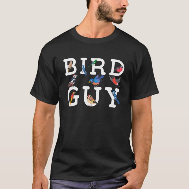 Fågelskådning Älskare Birdwatche T Shirt (Framsida)