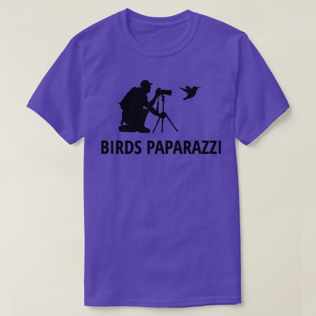 Fågelskådning Bird Paparazzi Bird Photography 1 T Shirt (Design framsida)