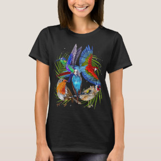 Fågelskådning Djurfåglar i fångenskap Tropiska fåg T Shirt