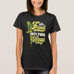 Fågelskådning för Budgie Best Friend Bird Owner Bi T Shirt