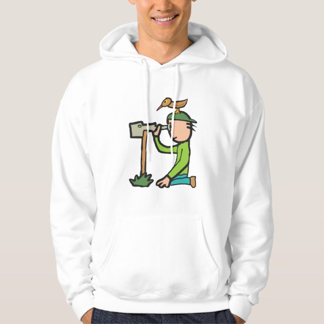 Fågelskådning Hoodie (Framsida)