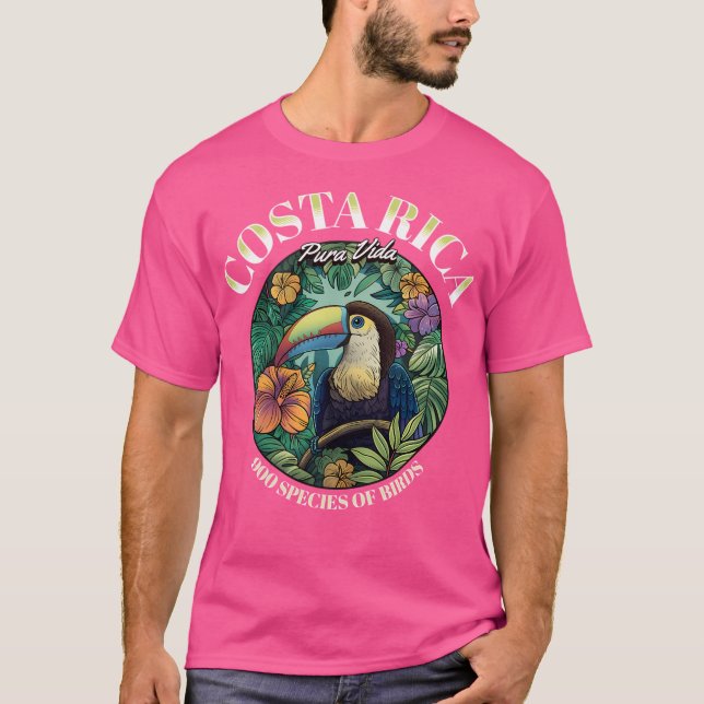Fågelskådning i Costa Ricas torkanter i Paradise T Shirt (Framsida)