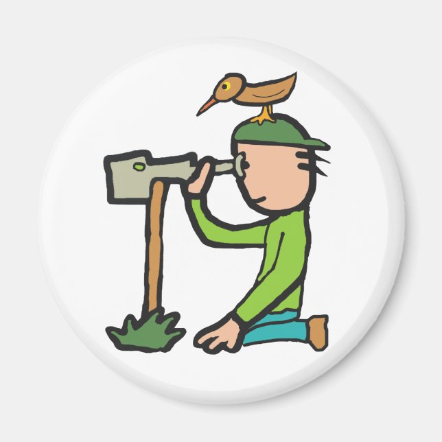 Fågelskådning Magnet (Framsidan)