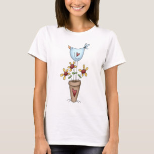 Fågelskjorta T-shirt