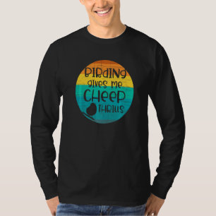 Fågelskorstenar Retro-Vintagen Distress Bir T Shirt