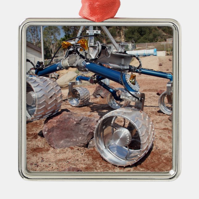 Fågelskrämma, en modell för mobilitetstester julgransprydnad metall (Framsidan)