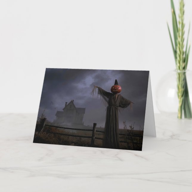 Fågelskrämma från stängslet kort (Framsida)