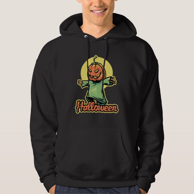 Fågelskrämma Halloween Hoodie (Framsida)