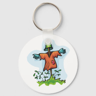 Fågelskrämma Keychain Nyckelring