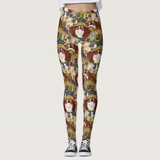 Fågelskrämma Leggings (Framsida)