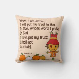 Fågelskrämma när jag är rädd kudde