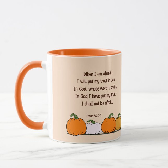 Fågelskrämma när jag är rädd mugg (Vänster)