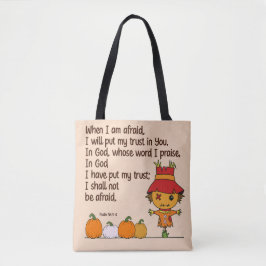 Fågelskrämma när jag är rädd tygkasse