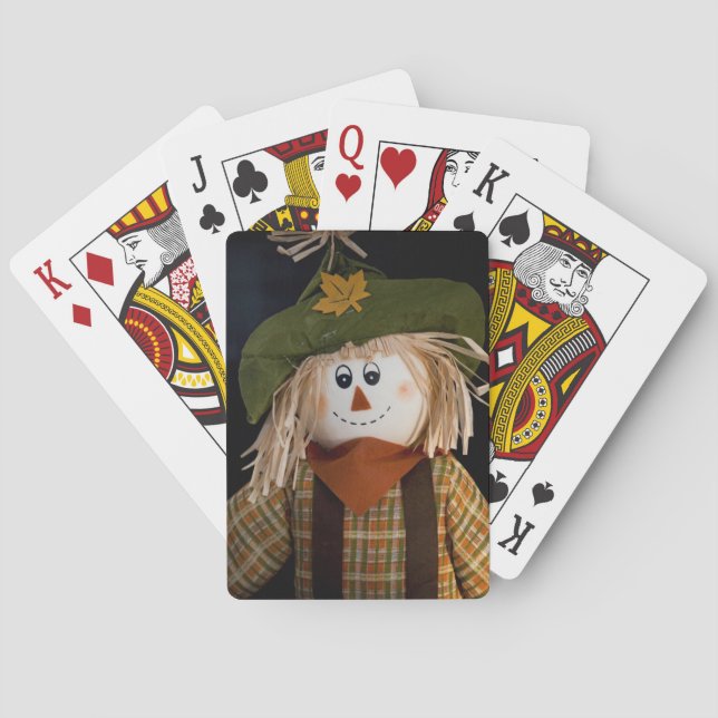 Fågelskrämma och Grönt Casinokort (Baksidan)