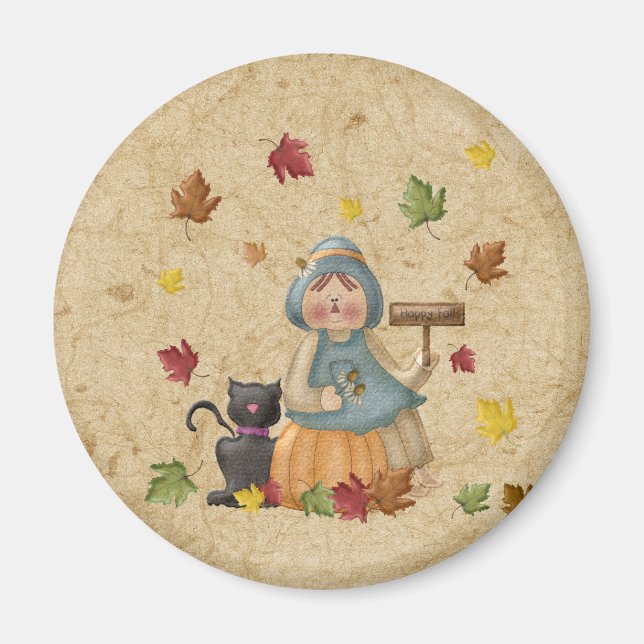 Fågelskrämma och katt magnet (Framsidan)