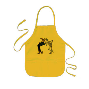Fågelskrämma och Tin Man Apron Barnförkläde