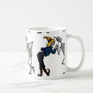 Fågelskrämma och Tin Man Kaffemugg