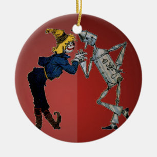 Fågelskrämma och Tin Man Ornament