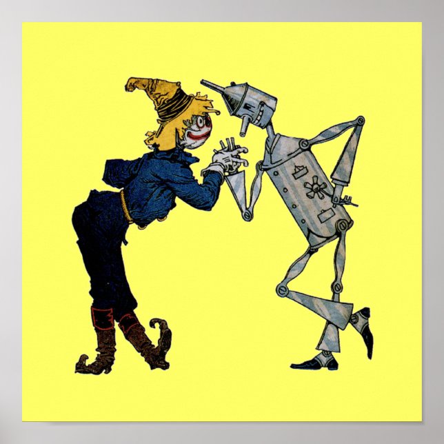 Fågelskrämma och Tin Man Poster (Framsidan)