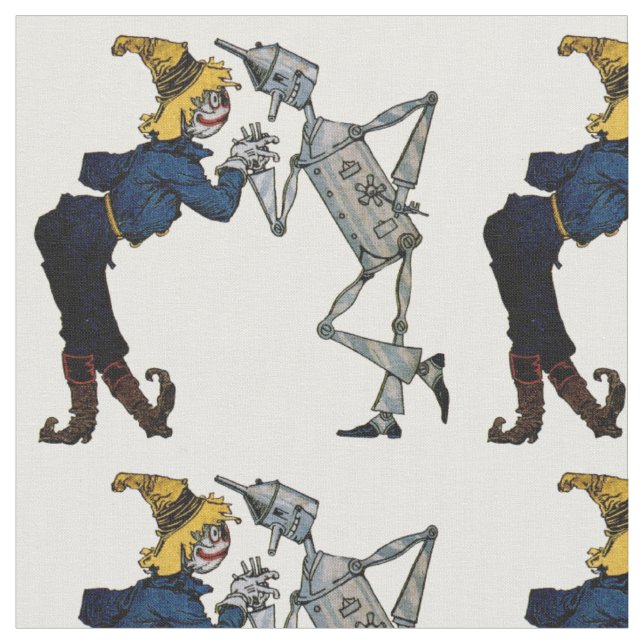 Fågelskrämma och TinMan Tyg (Närbild)