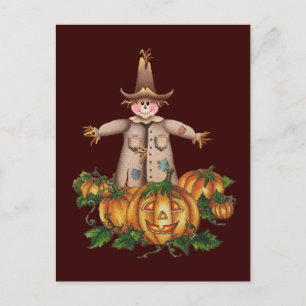 FÅGELSKRÄMMA & PUMPKIN PATCH by SHARON SHARPE Vykort