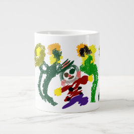 Fågelskrämma solrosor glädje jumbo mugg