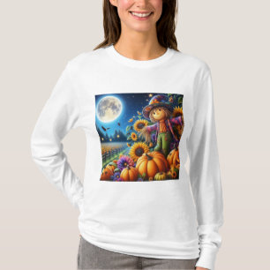 Fågelskrämma Sunblommor T Shirt