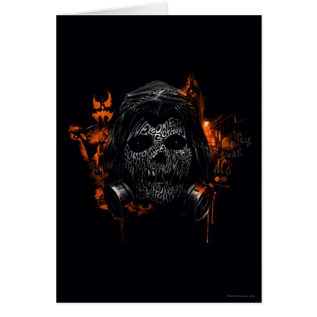 Fågelskrämma - Välkommen till Gotham City Hälsningskort (Framsidan)