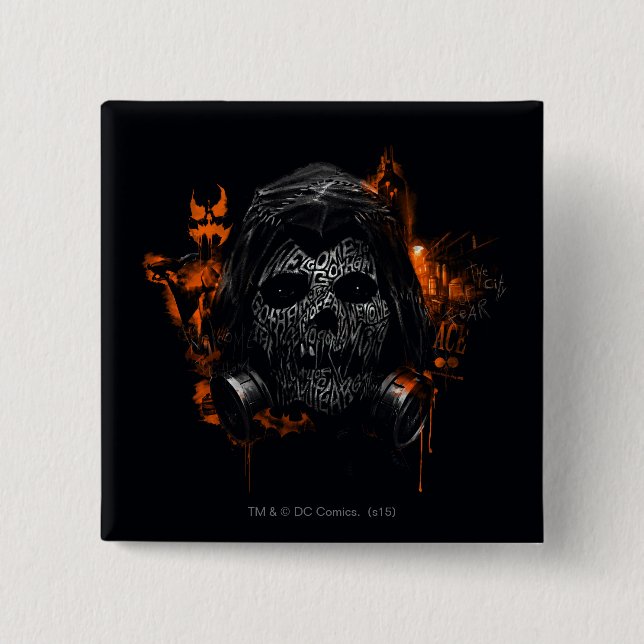 Fågelskrämma - Välkommen till Gotham City Knapp (Framsida)