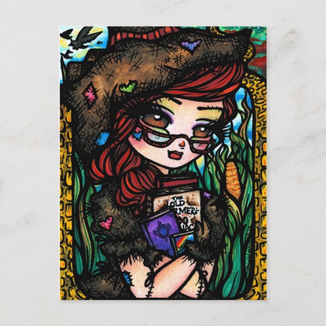 Fågelskrämma vykort (Framsida)