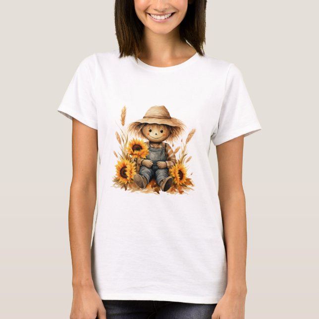Fågelskrämma Womens T Shirt (Framsida)