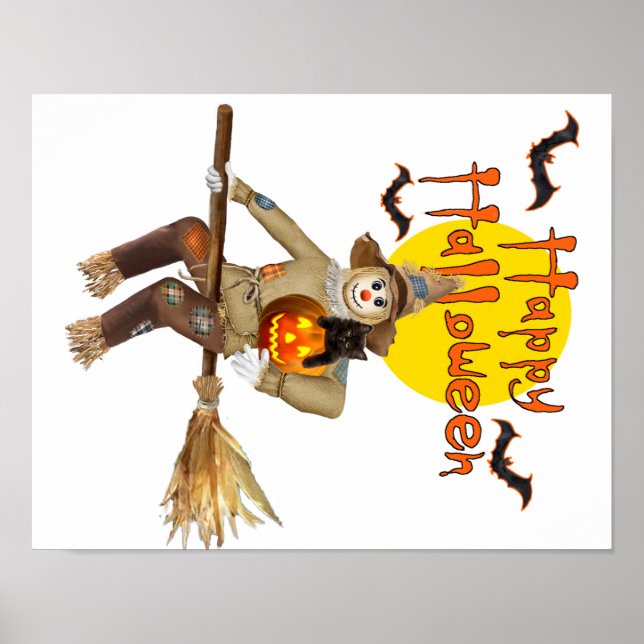 Fågelskrämman flyger högt poster (Framsidan)