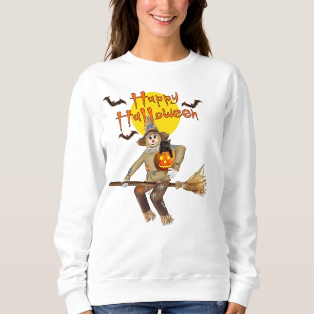 Fågelskrämman flyger högt t shirt (Framsida)
