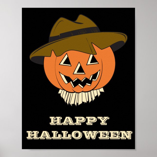 Fågelskrämman vintage Poster (Framsidan)