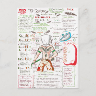 Fågelskrämman Vykort